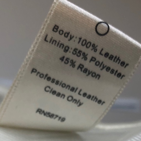 TRUTH & PRIDE White Perforated Leather Vest L - Picture 11 of 11